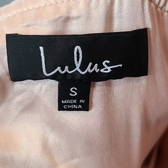 Lulus All About Love‎ Pink Formal Maxi Dress Size Small Prom Gilded Hoco Fairy - Picture 10 of 11